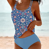 Virtudes™ | Bohemian Floral Printed One-Piece Swimsuit