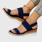 Encarnación™ | Sandalia of Cuña with Bandas Elásticas