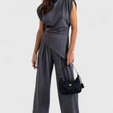 Sofia Set Asymmetric with Shoulders Drapeados