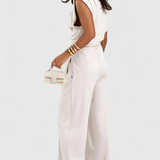 Sofia Set Asymmetric with Shoulders Drapeados