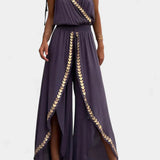 Donatila Mono Único with Details Gold and Pierna Abierta