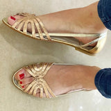 AitanaTM | sandals Flat Metalizadas