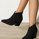 Hortensia™ | Botín Puntiagudo of Suede with Heel Comfortable