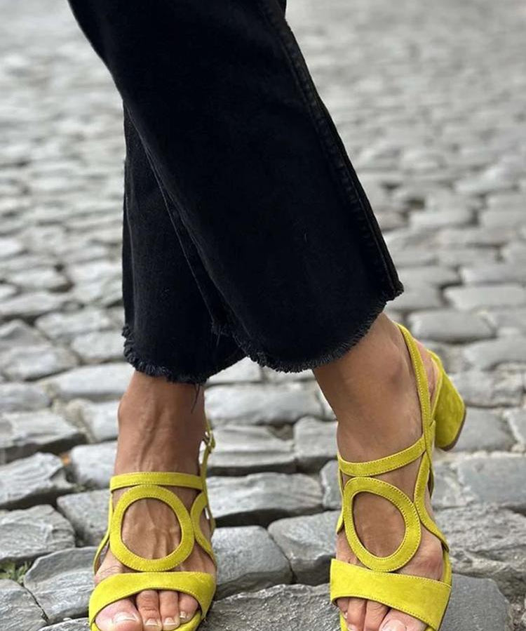 Begoña™ | sandals Planas with Detail Circular