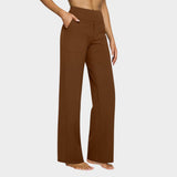 Calista™ | Trousers of women Wide-Leg color brown