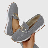 Sinforosa™ | Mocasín Deportivo with Buckle Dorada