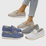 Sinforosa™ | Mocasín Deportivo with Buckle Dorada