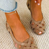 Manuela™ | Braided Flat Sandals