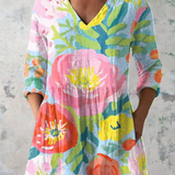 HelenaTM | Blouse Tunic with V-neckline