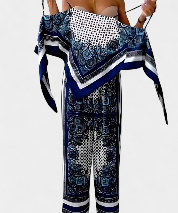 Leonie Set Paisley with Straps