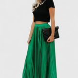 Mila Skirt Long Pleated of Talle High