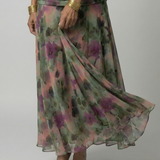 Calena™ | Dress Midi Off-Shoulder with Neckline Drapeado