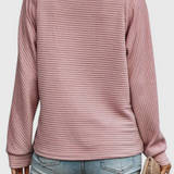 Helene | Jersey of V-Neck with Cremallera and Long-Sleeve