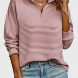 Helene | Jersey of V-Neck with Cremallera and Long-Sleeve
