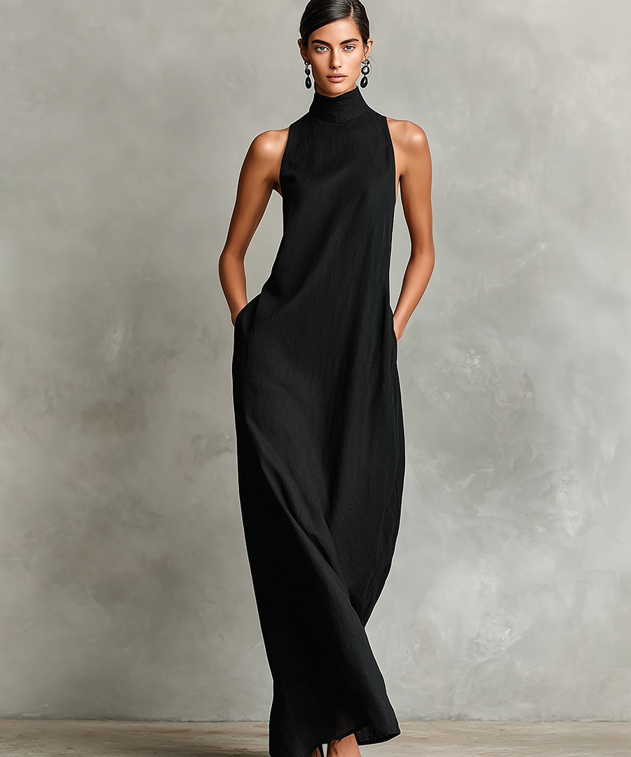 Edelmira™ | Dress Long of High Neck