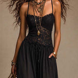 Adelina™ | Mono with Lace with Neckline Halter