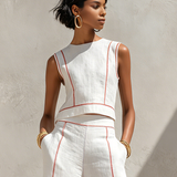 MargaritaTM | Set Sleeveless with Trousers Wide