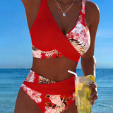 Consuelo™ | Bikini Floral of two-piece with contraste