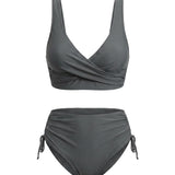 Balbina™ | Bikini with front twist detail and removable cups