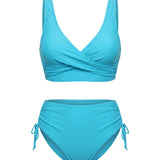 Balbina™ | Bikini with front twist detail and removable cups