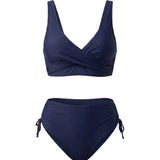 Balbina™ | Bikini with front twist detail and removable cups