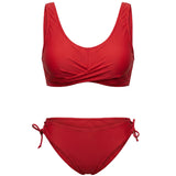 Balbina™ | Bikini with front twist detail and removable cups