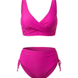 Balbina™ | Bikini with front twist detail and removable cups