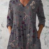 Adela™ | Blouse Túnica with V-neckline