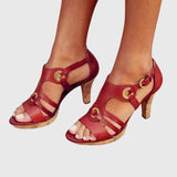 LourdesTM | Sandal Orthopedic with Straps and Heel Medio