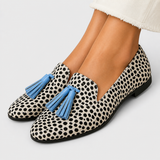 NievesTM | Loafer with tassels and Print Polka-Dot