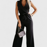 Montserrat Mono Elegant Sleeveless with Tie and flowy drape