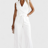 Montserrat Mono Elegant Sleeveless with Tie and flowy drape
