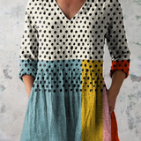 ValeriaTM | Blouse Tunic with V-neckline