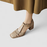 Marisol™ | Sandalia Orthopedic T-Strap of Heel Bloque