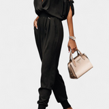 Solene Mono Casual with Off-Shoulder and elastic waistband