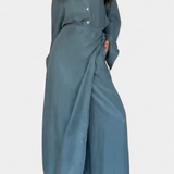Marisol Set Casual of Shirt loose and Trousers Skirt