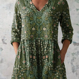 JuliaTM | Blouse Tunic with V-neckline