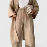 Caspian Relaxed Set of two-piece with Kimono Long