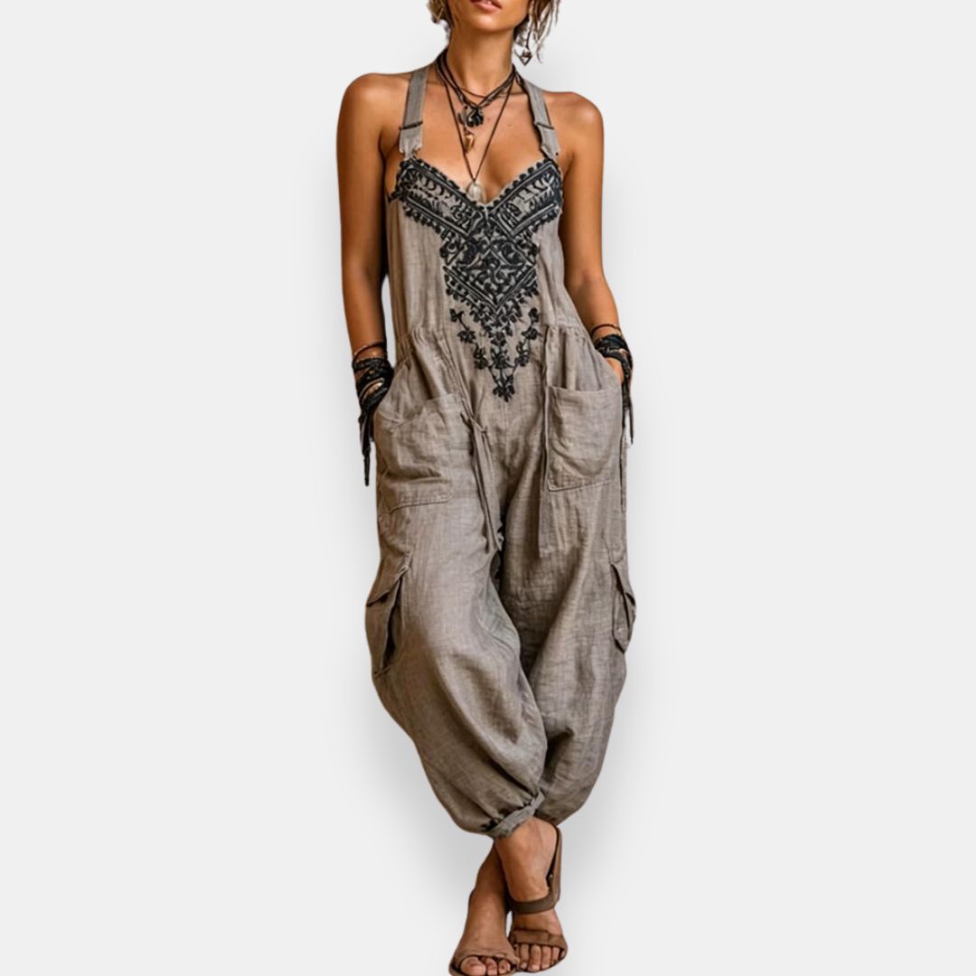 Herminia™ | Mono Embroidery of Pernera Wide