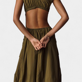 Katana Dress Midi with Hem of Burbujas and Corsé Fitted