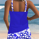 Teodora™ | Tankini top with swim shorts print