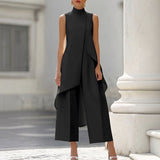 Filomena™ | Dress Midi Drapeado Asymmetric