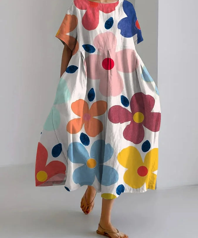 Elisenda™ | Dress wide Floral