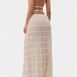Eugenie Matching Set with Pleated Top and Skirt