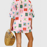 Paula Pink Printed Set