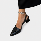 MicaelaTM | Pump Heel Block Toe Cuadrada