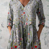 AmeliaTM | Blouse Tunic with V-neckline