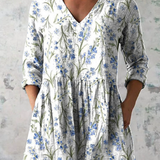 Juana™ | Blouse Túnica with V-neckline