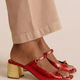 Fermina™ | sandals of Heel with Tie