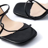 Heels High Without Strap in the Tobillo with Toe Abierta
